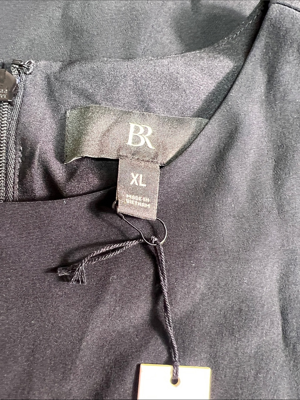 Banana Republic Black Sleeveless Fit-and-Flare Dress size XL - Picture 3 of 11